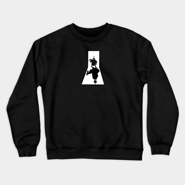 The Dark Can't Save You From Stabby Doom Crewneck Sweatshirt by Indykem